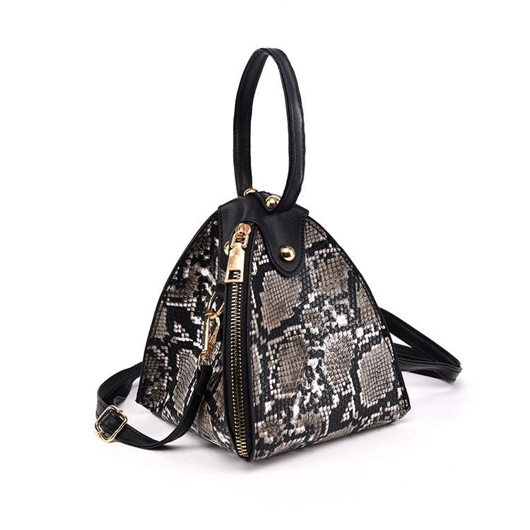 Leopardenmuster Dreieckstasche Handtasche