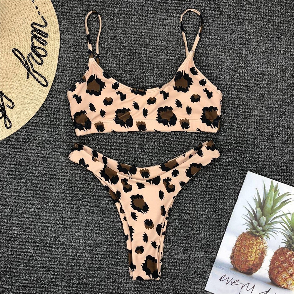 Bikini mit Leopardenmuster