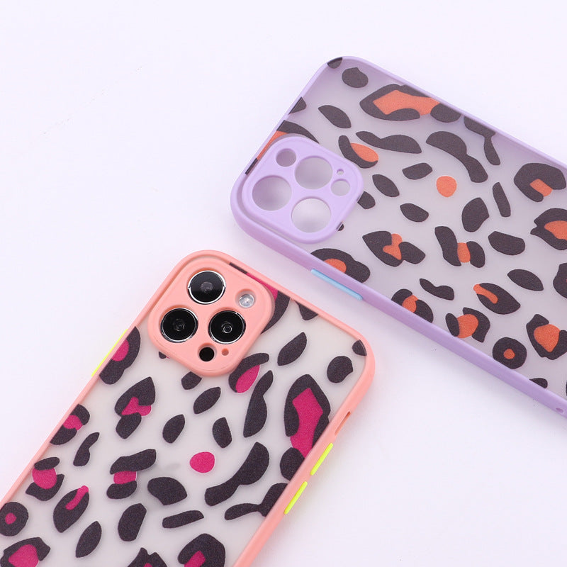 Ins Style Leopard Print neue Art Haut gebrochenen Punkt personalisierte Handytasche