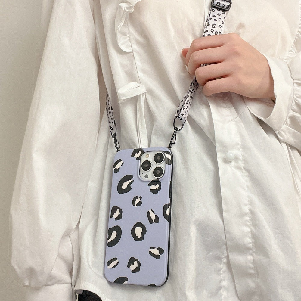 Katzenohr Leopard Lanyard Handytasche