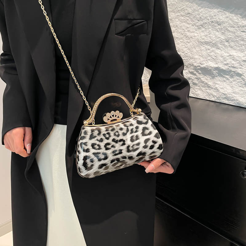 Leopardenmuster Mode Retro Crossbody Tasche für Frauen