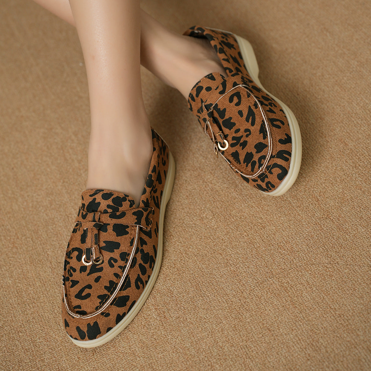 Leoparden-Pumps – Lässiger Slip-On