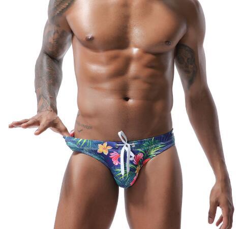 Man Leopard Badeanzug Trunks Badeanzug Male Swimsuit Briefs