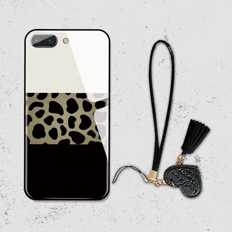 Leopard Style Glas Handytasche