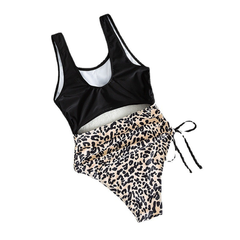 Bikini Leopard-Print Einteiliger Badeanzug Frauen