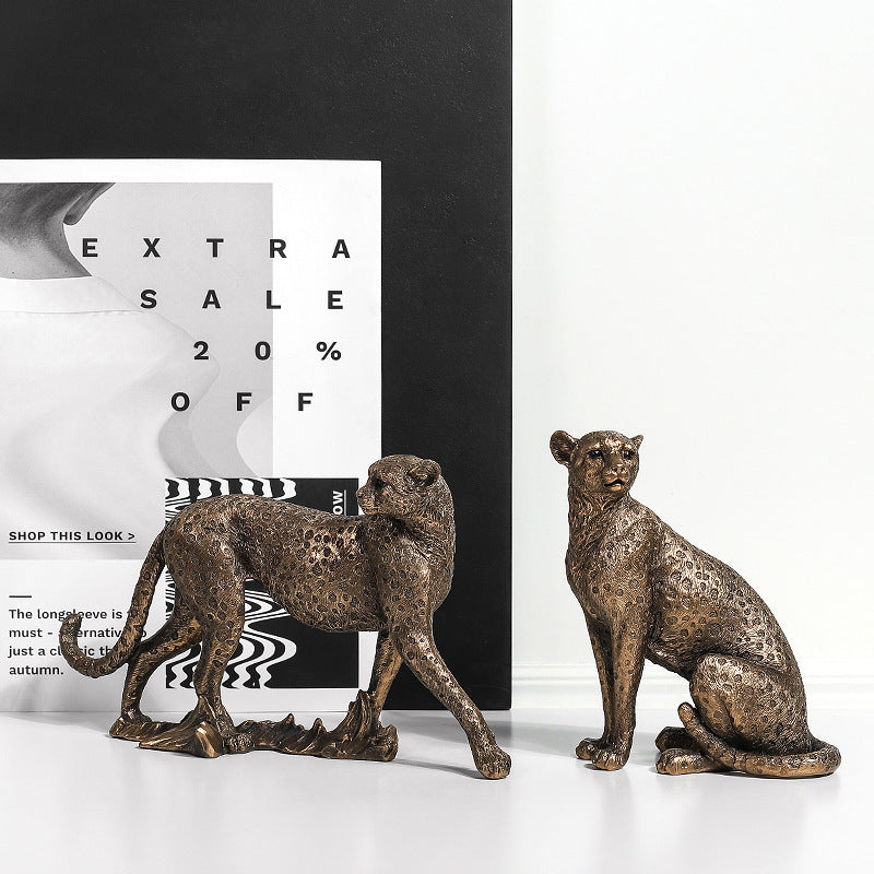 Vintage-Leoparden-Handwerk