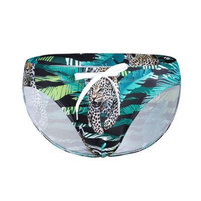 Man Leopard Badeanzug Trunks Badeanzug Male Swimsuit Briefs