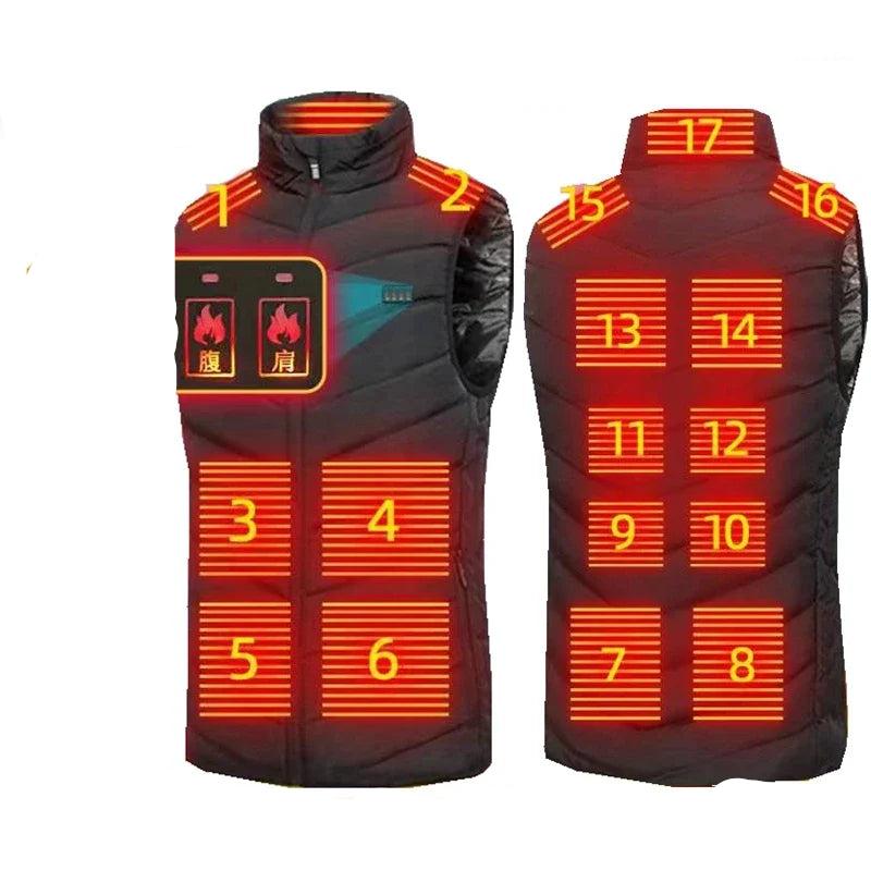 Women Winter Electric Heated Vest