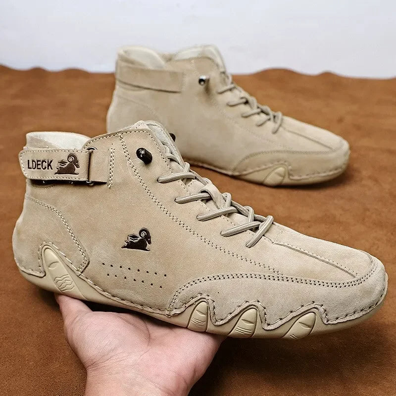 Herren Leder Freizeitschuhe Rutschfestes Gehen