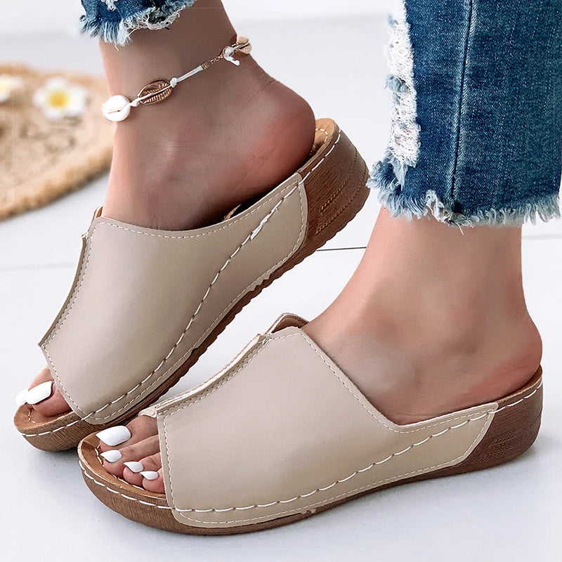 Damen Sandalen Peep Toe Heels