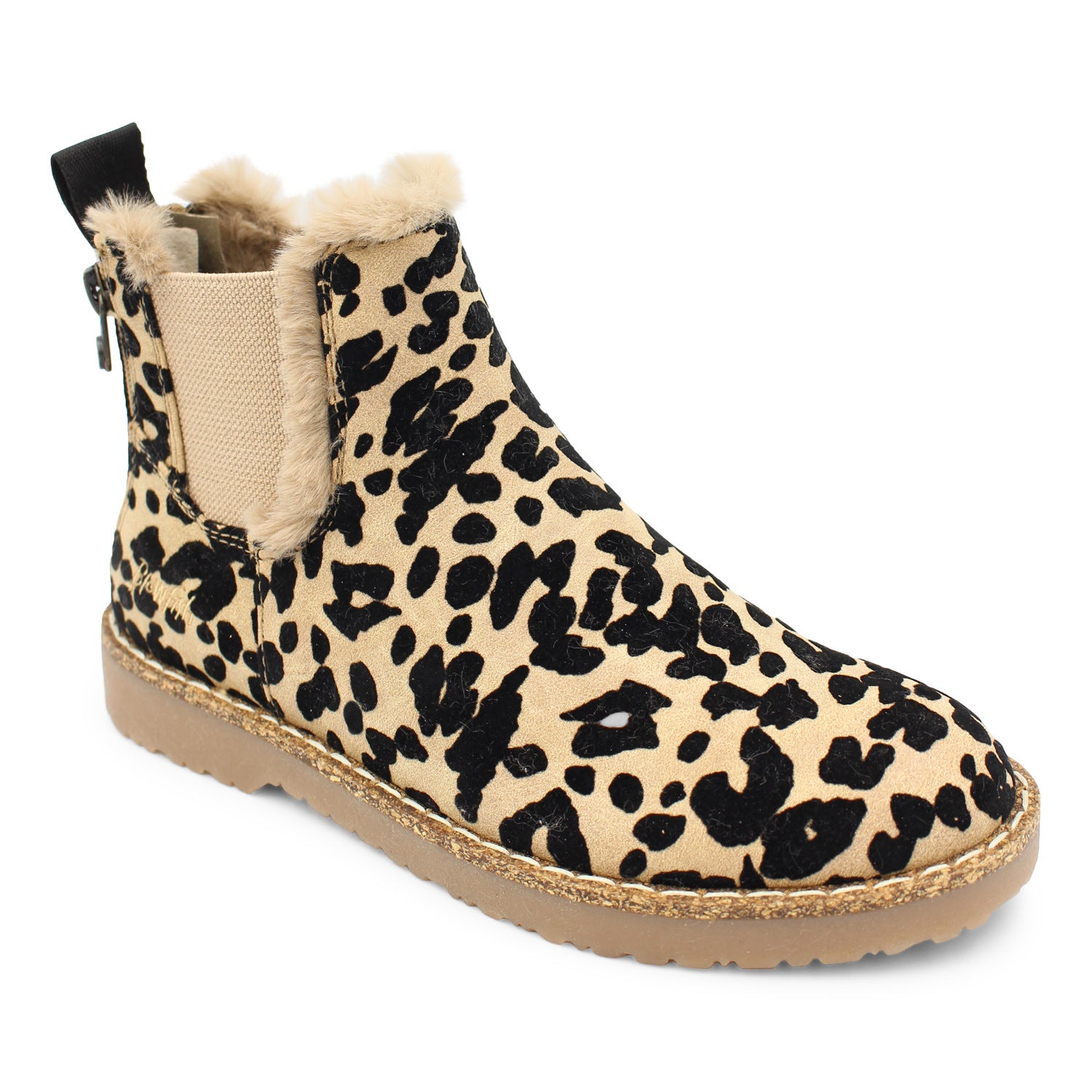 Leopard Schuhe Warme Plüschstiefel für Frauen