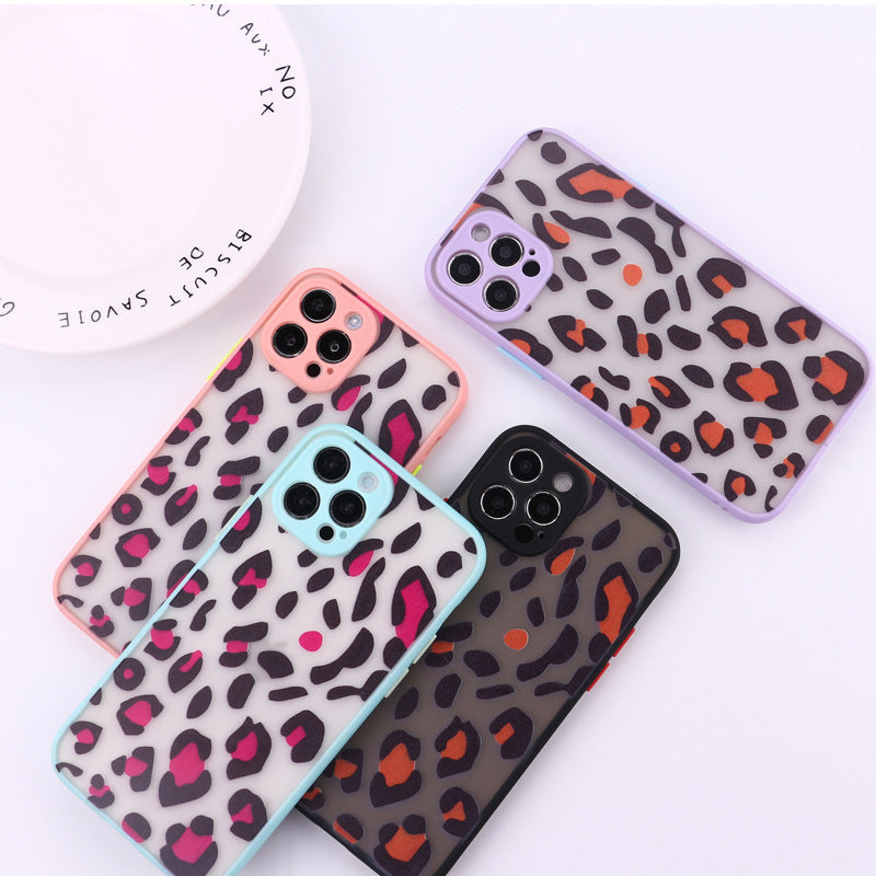 Ins Style Leopard Print neue Art Haut gebrochenen Punkt personalisierte Handytasche