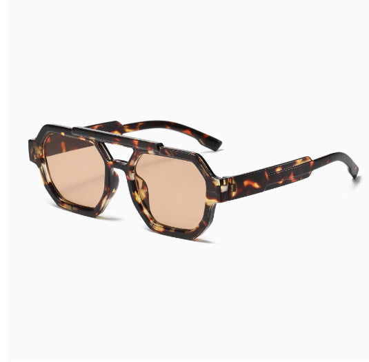 Polygon Double Beam Sonnenbrille Pilot Sunshade Sonnenbrille