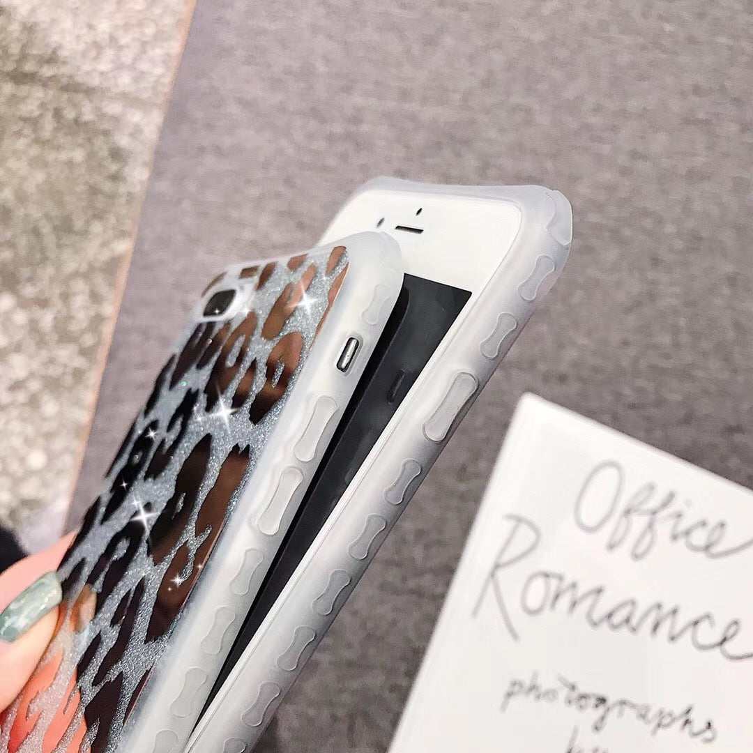Galvanisierte Leopard Style Phone Case