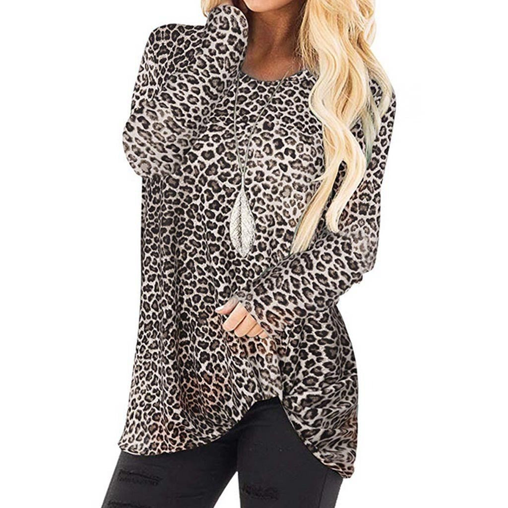 Explosives Damen-T-Shirt mit Leopardenmuster