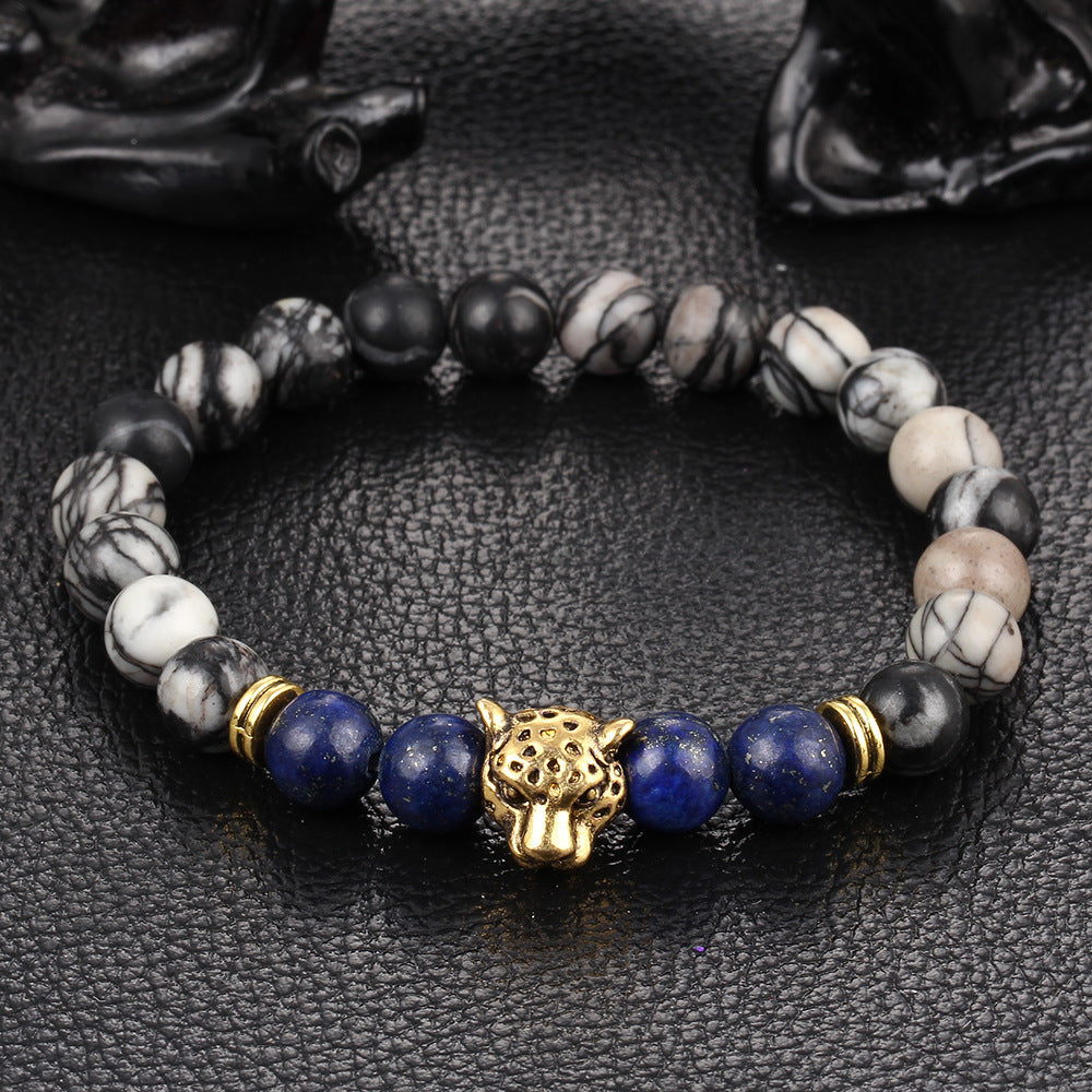 Elastisches Leopardenarmband