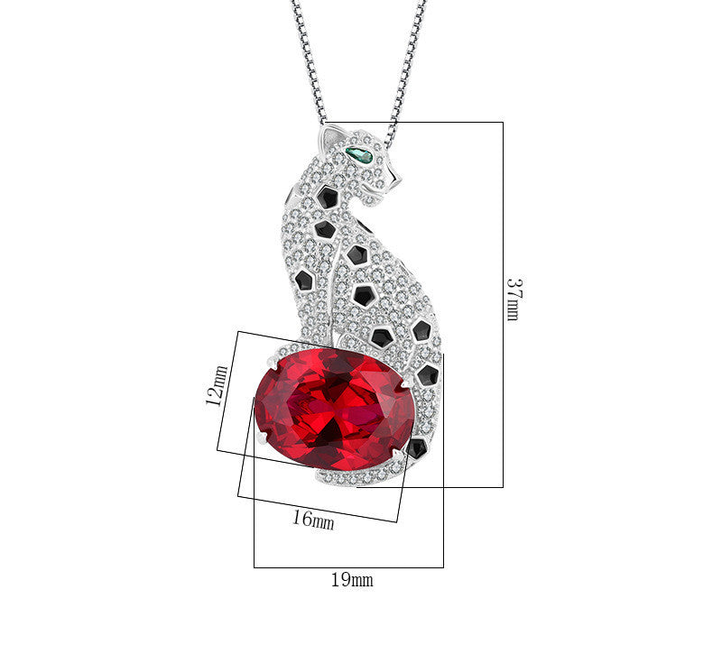 Anhänger Leopard Style Jewellery Elegante Halskette für Frauen