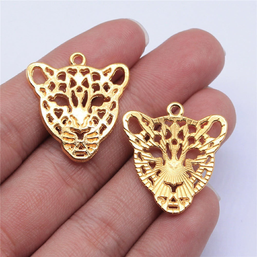 Schmuckzubehör DIY Handmade Leopard Head Anhänger