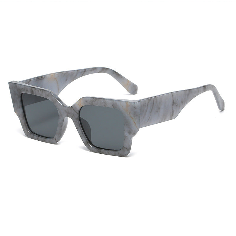 Mode Unregelmäßige Damen Polygon-Sonnenbrille
