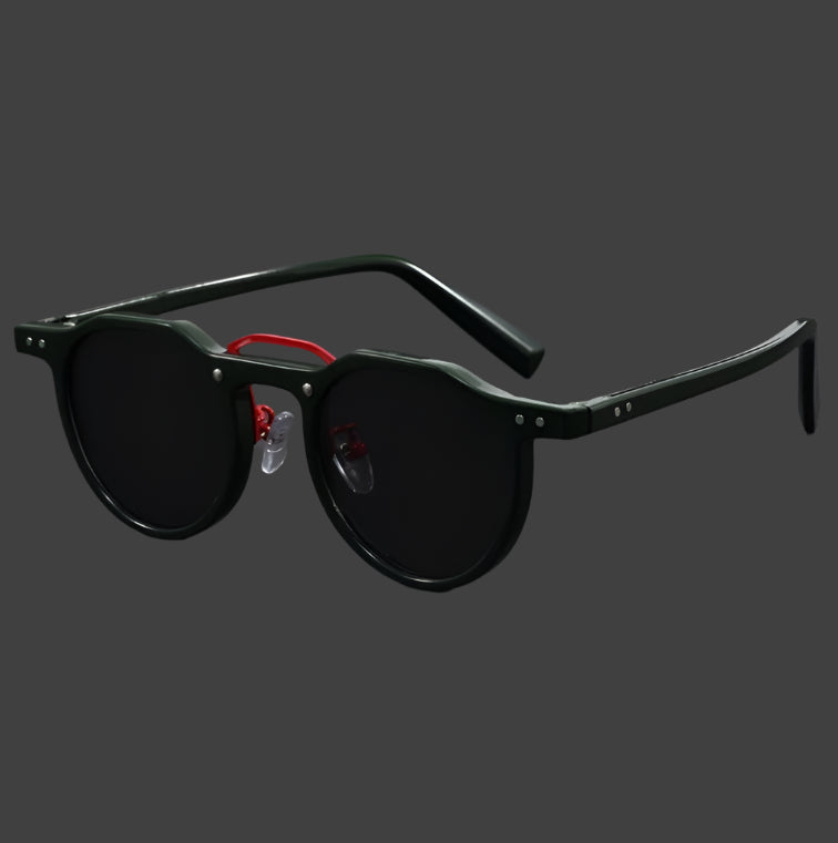Hohe Erscheinungsbild Ebene kleine Frame Sonnenbrille Brille Sonnenbrille Gentleman Style Persönlichkeit