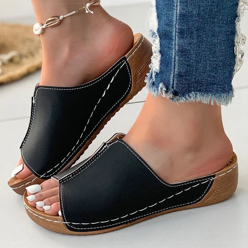Damen Sandalen Peep Toe Heels