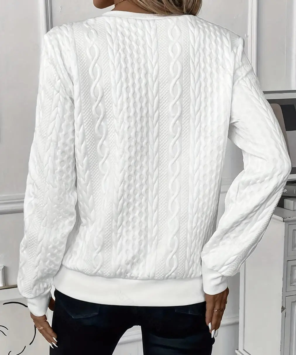 Modischer Pullover mit Reißverschluss für Komfort und Stil