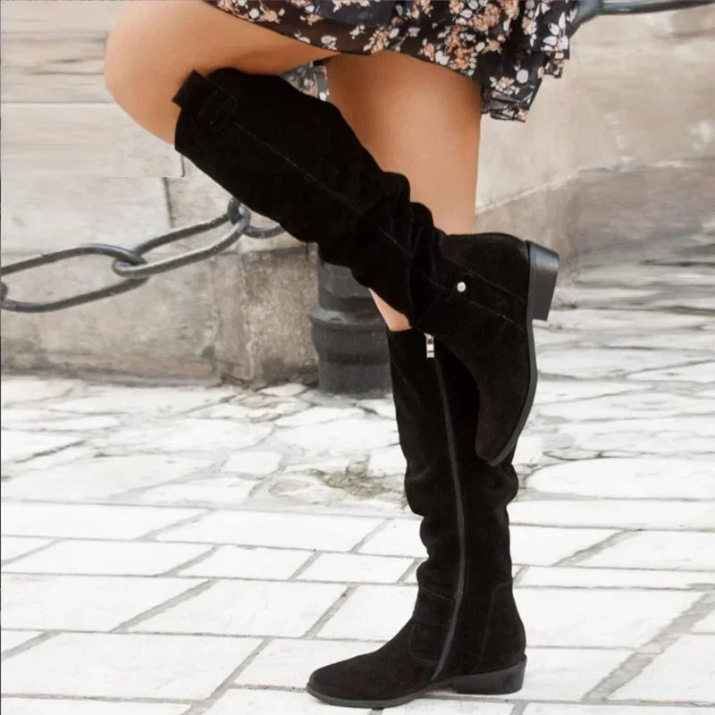 Hochwertige Damenstiefel aus Leder