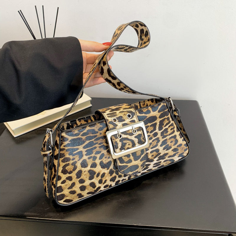 Leopard Unterarm Tasche Weibliche Persönlichkeit Trendy