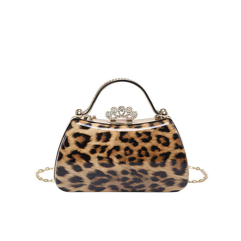 Leopardenmuster Mode Retro Crossbody Tasche für Frauen