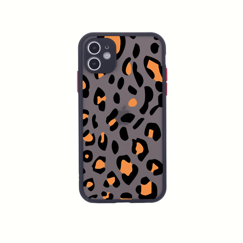 Ins Style Leopard Print neue Art Haut gebrochenen Punkt personalisierte Handytasche