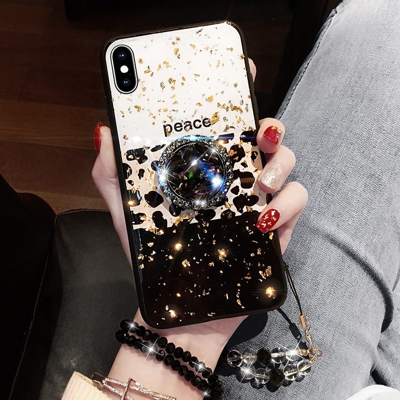 Telefonhülle mit Leopardenmuster