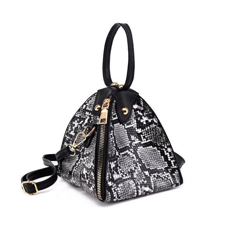Leopardenmuster Dreieckstasche Handtasche
