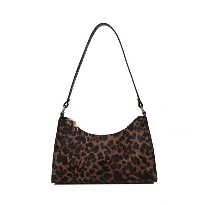 Unterarmtasche mit Leopardenmuster