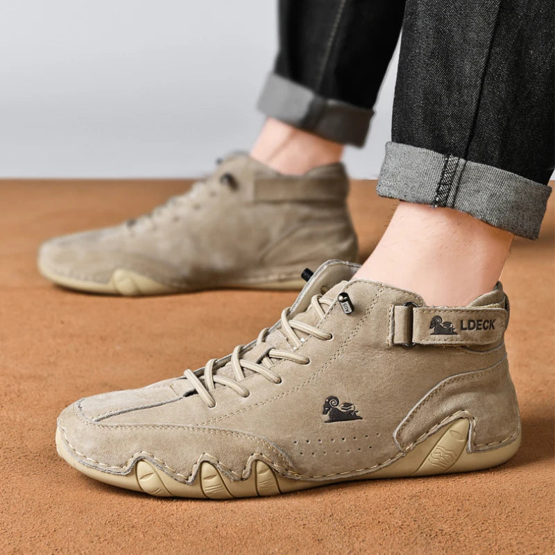 Herren Leder Freizeitschuhe Rutschfestes Gehen