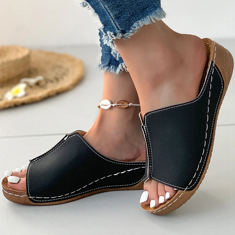 Damen Sandalen Peep Toe Heels