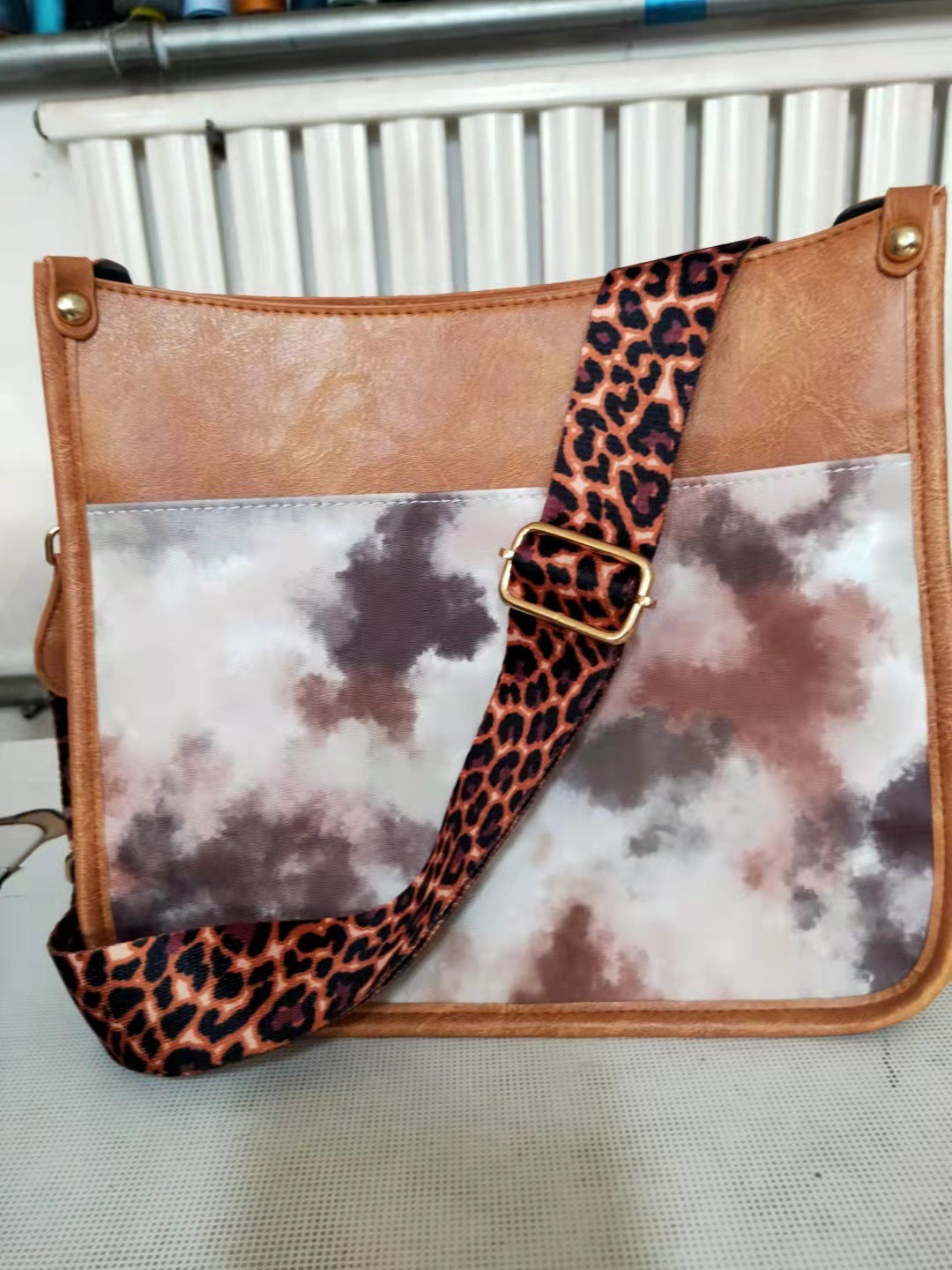 Neue Damen Mode Leopard Crossbody Tasche