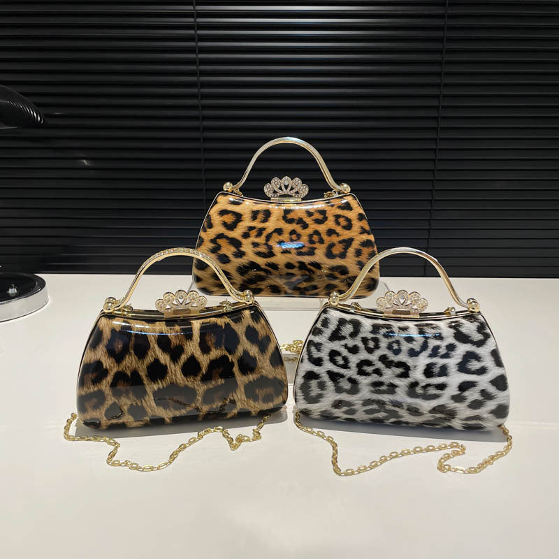 Leopardenmuster Mode Retro Crossbody Tasche für Frauen