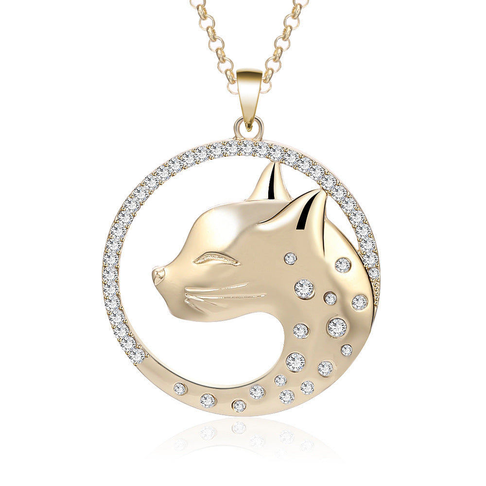Persönlichkeit Leopard Style Anhänger-Halskette jewellery