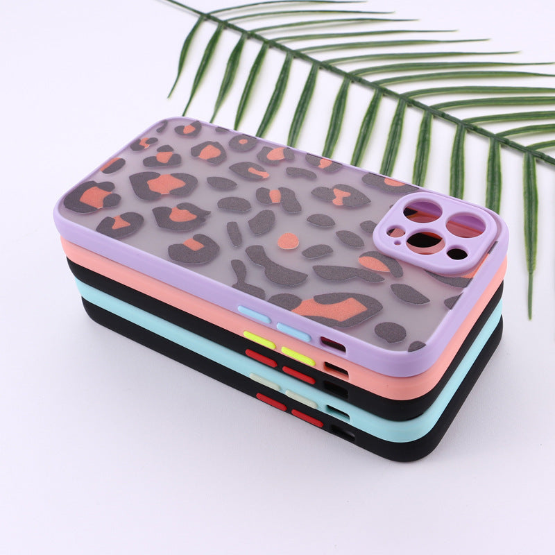 Ins Style Leopard Print neue Art Haut gebrochenen Punkt personalisierte Handytasche