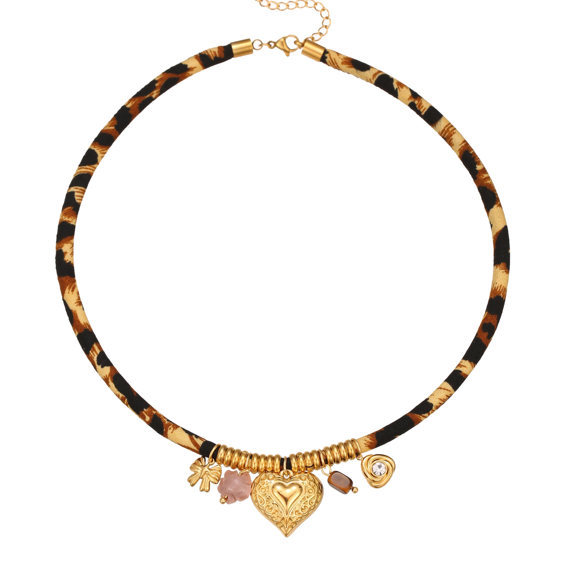 Leopard Series Stainless Steel Necklace For Women Jewelry