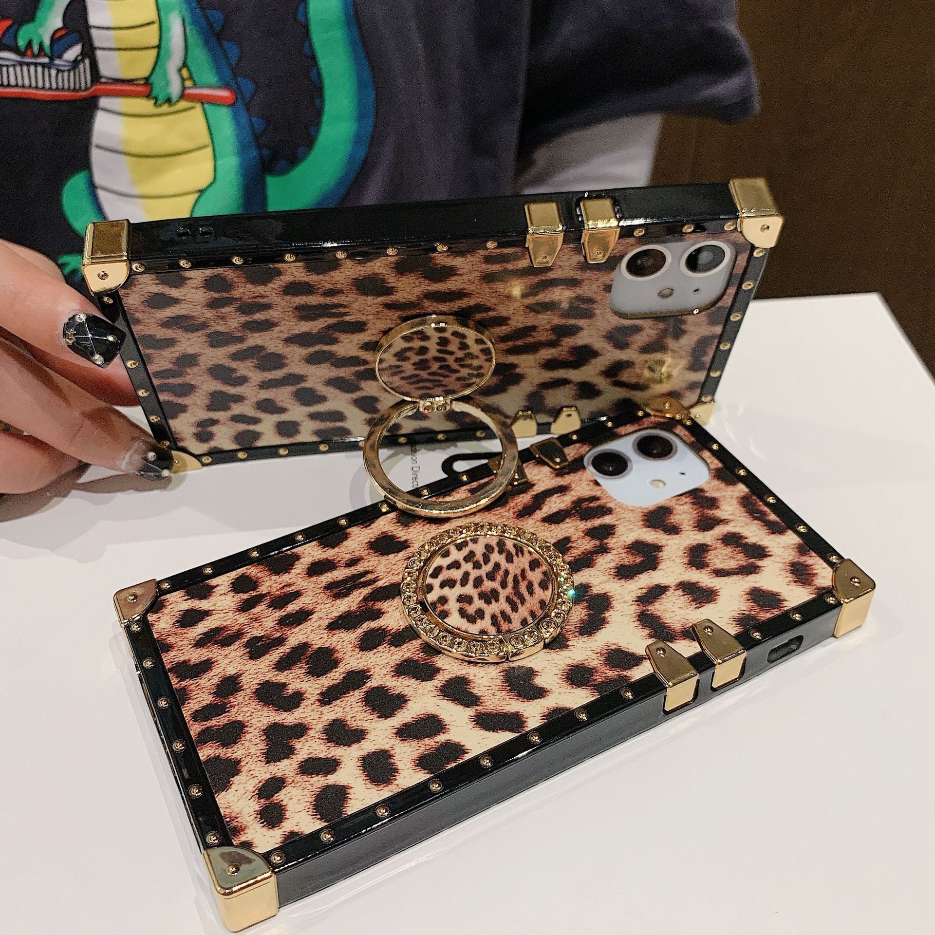 Klassische Leopard Print All-inclusive TPU Soft Shell Telefon Fall
