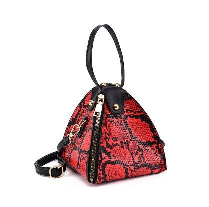 Leopardenmuster Dreieckstasche Handtasche