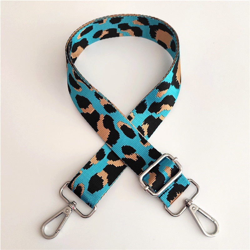 Women's Leopard Print verdickt verstellbaren Rucksack Ersatz Schultergurte