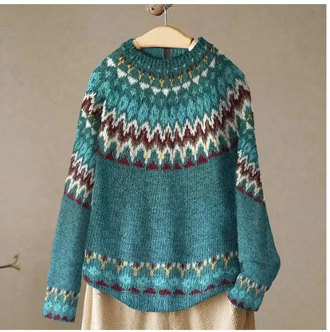 Herbst-Strickpullover für Frauen