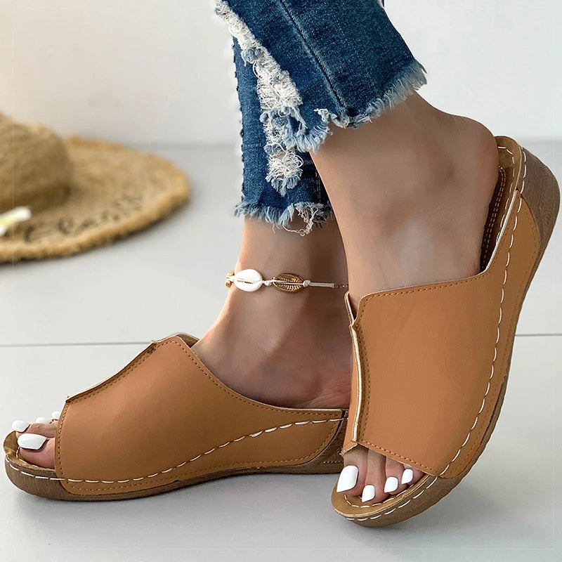 Damen Sandalen Peep Toe Heels