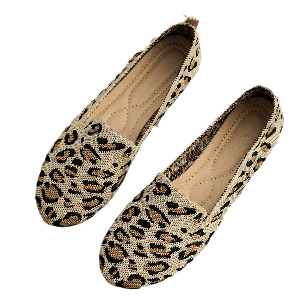Leoparden-Slip-On Arbeitsschuhe