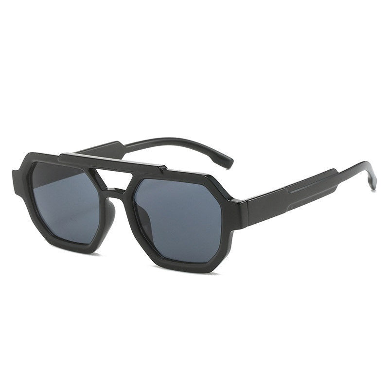 Polygon Double Beam Sonnenbrille Pilot Sunshade Sonnenbrille