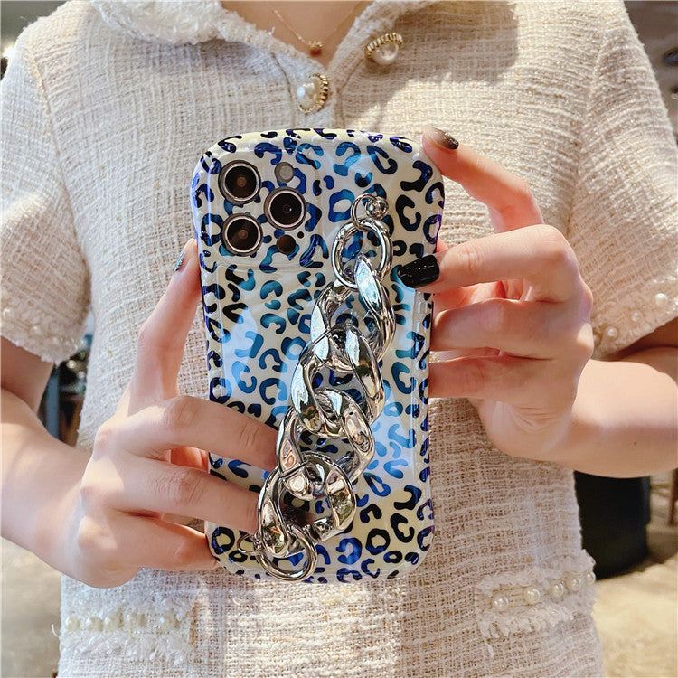 Leopard Print Armband Handytasche