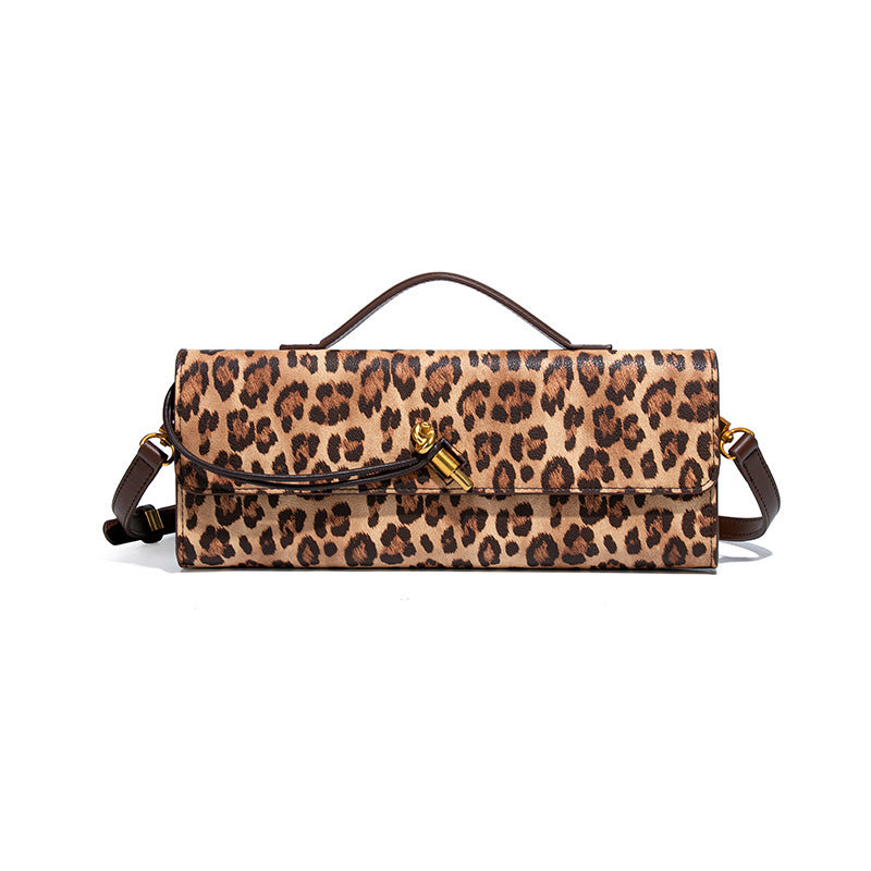 Damen-Retro-Leopardenprint-Dinner-Tasche
