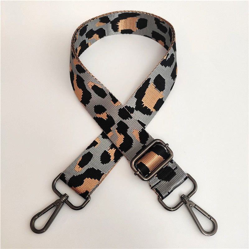 Women's Leopard Print verdickt verstellbaren Rucksack Ersatz Schultergurte